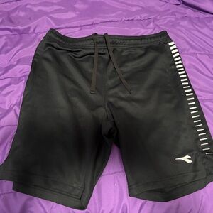 Black Athletic Men's Shorts
